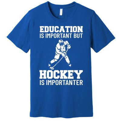 Ice Hockey Gift Premium T-Shirt