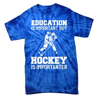 Ice Hockey Gift Tie-Dye T-Shirt