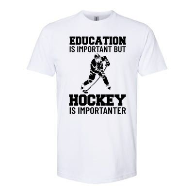 Ice Hockey Gift Softstyle CVC T-Shirt