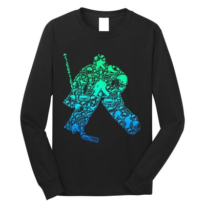 Ice Hockey Goalie Hockey Player Long Sleeve Shirt