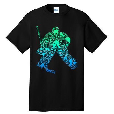 Ice Hockey Goalie Hockey Player Tall T-Shirt