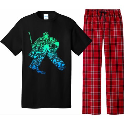 Ice Hockey Goalie Hockey Player Pajama Set