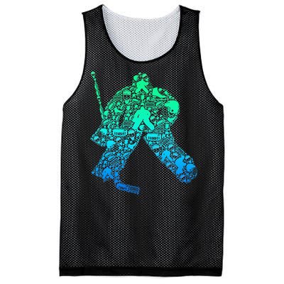 Ice Hockey Goalie Hockey Player Mesh Reversible Basketball Jersey Tank