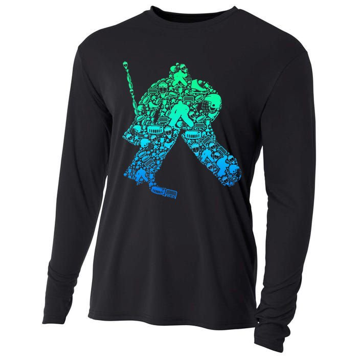 Ice Hockey Goalie Hockey Player Cooling Performance Long Sleeve Crew