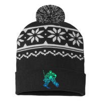 Ice Hockey Goalie Hockey Player USA-Made Snowflake Beanie