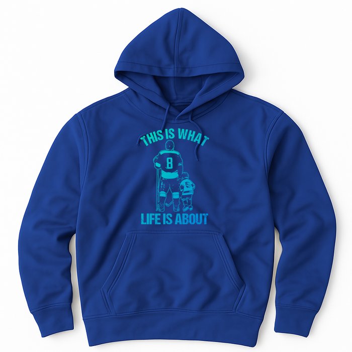 Ice Hockey Game Player Father And Son Field Hockey Cute Gift Hoodie