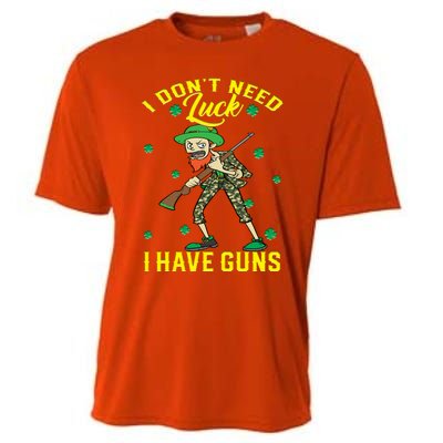 I Have Guns Happy St Hatrick's Day Hunting Gift Cooling Performance Crew T-Shirt