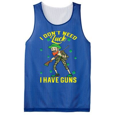 I Have Guns Happy St Hatrick's Day Hunting Gift Mesh Reversible Basketball Jersey Tank