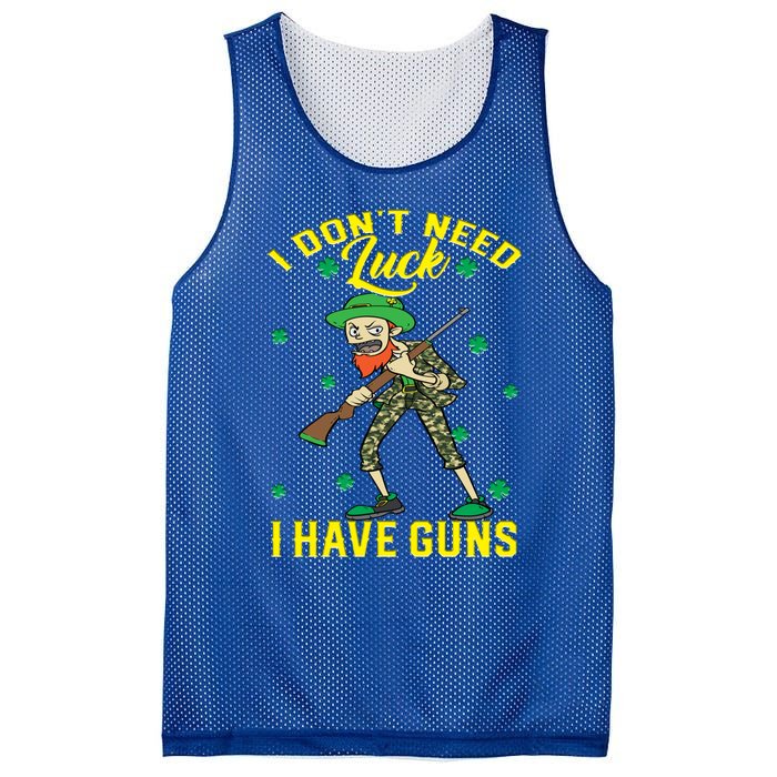 I Have Guns Happy St Hatrick's Day Hunting Gift Mesh Reversible Basketball Jersey Tank