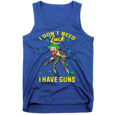 I Have Guns Happy St Hatrick's Day Hunting Gift Tank Top