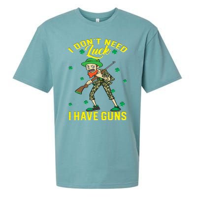 I Have Guns Happy St Hatrick's Day Hunting Gift Sueded Cloud Jersey T-Shirt