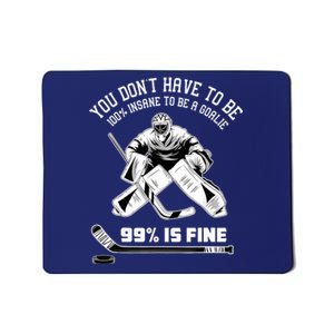 Ice Hockey Goalkeeper Goaltender - Ice Hockey Goalie Mousepad