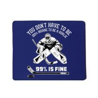 Ice Hockey Goalkeeper Goaltender - Ice Hockey Goalie Mousepad