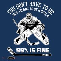 Ice Hockey Goalkeeper Goaltender - Ice Hockey Goalie Women's V-Neck T-Shirt
