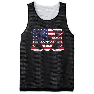 Ice Hockey Goalie American Flag USA Goalie mask 4th of July Mesh Reversible Basketball Jersey Tank