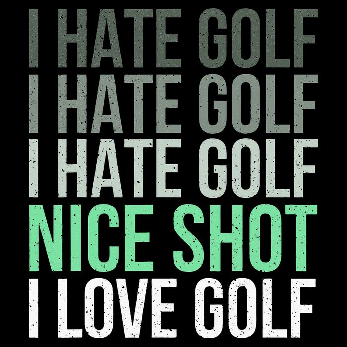 I Hate Golf Nice Shot I Love Golf - Golfer Golfing Lover 16 in Basic Backpack