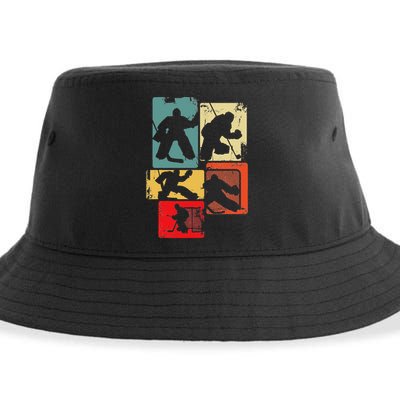Ice Hockey Goalkeeper Sustainable Bucket Hat