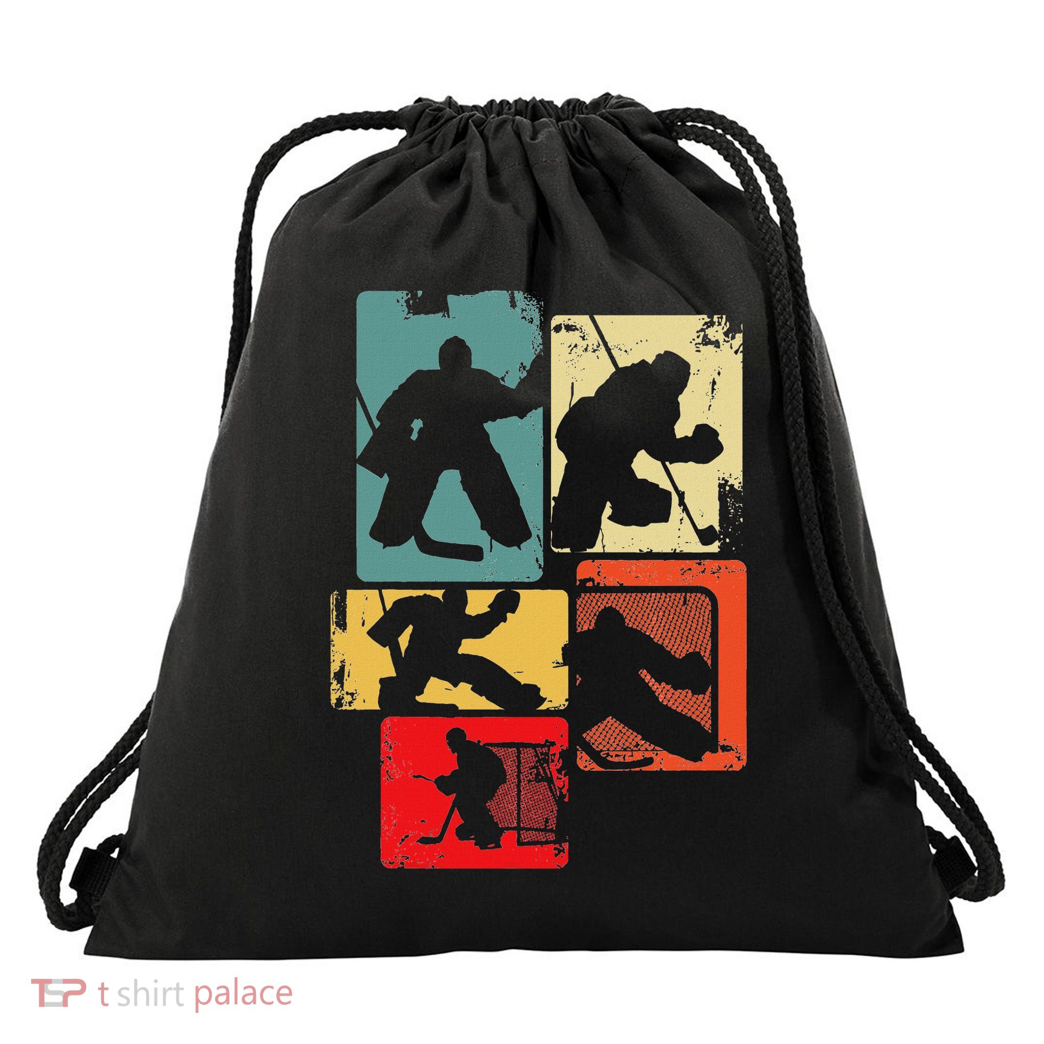 Ice Hockey Goalkeeper Drawstring Bag