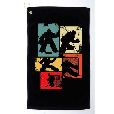 Ice Hockey Goalkeeper Golf Towel