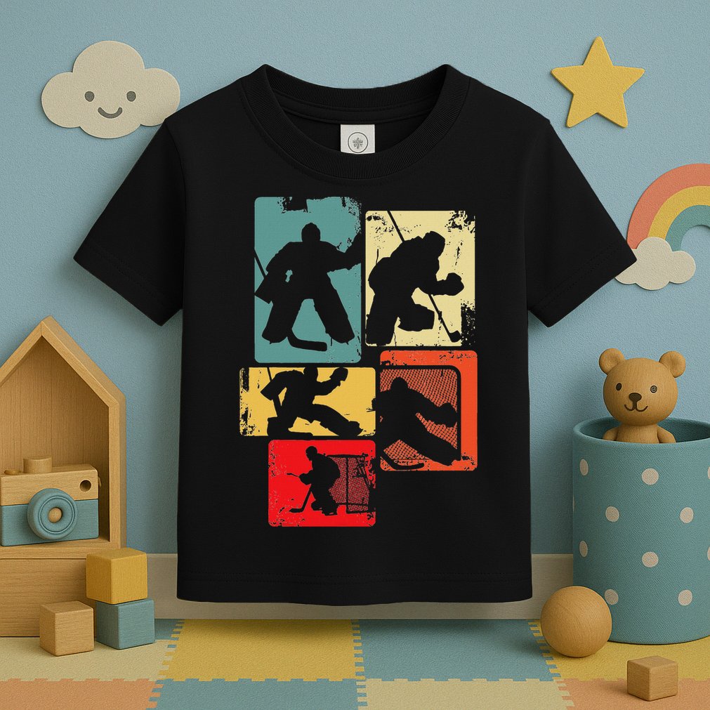 Ice Hockey Goalkeeper Toddler T-Shirt