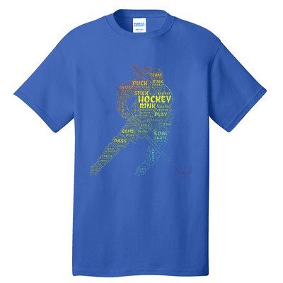 Ice Hockey Girl Tall T-Shirt