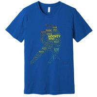 Ice Hockey Girl Premium T-Shirt