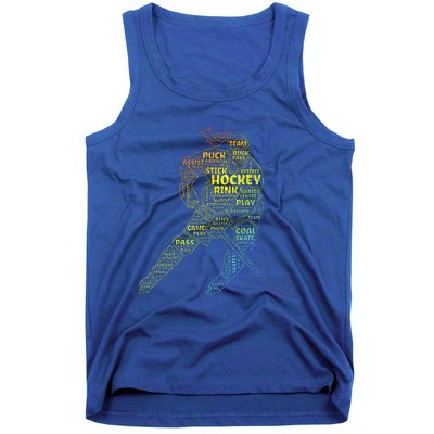 Ice Hockey Girl Tank Top