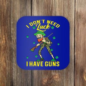 I Have Guns Happy St Hatrick's Day Hunting Gift Coaster