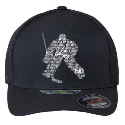 Ice Hockey Goalie Hockey Flexfit Unipanel Trucker Cap