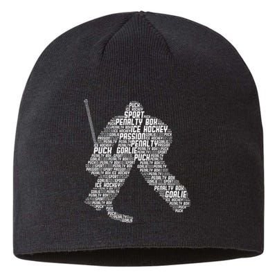 Ice Hockey Goalie Hockey Sustainable Beanie