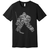 Ice Hockey Goalie Hockey Premium T-Shirt