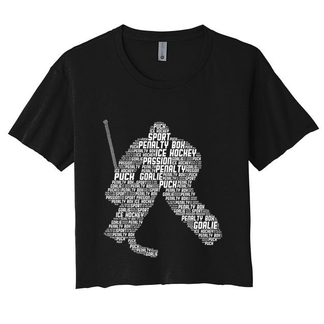 Ice Hockey Goalie Hockey Crop Top