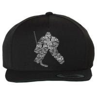 Ice Hockey Goalie Hockey Wool Snapback Cap