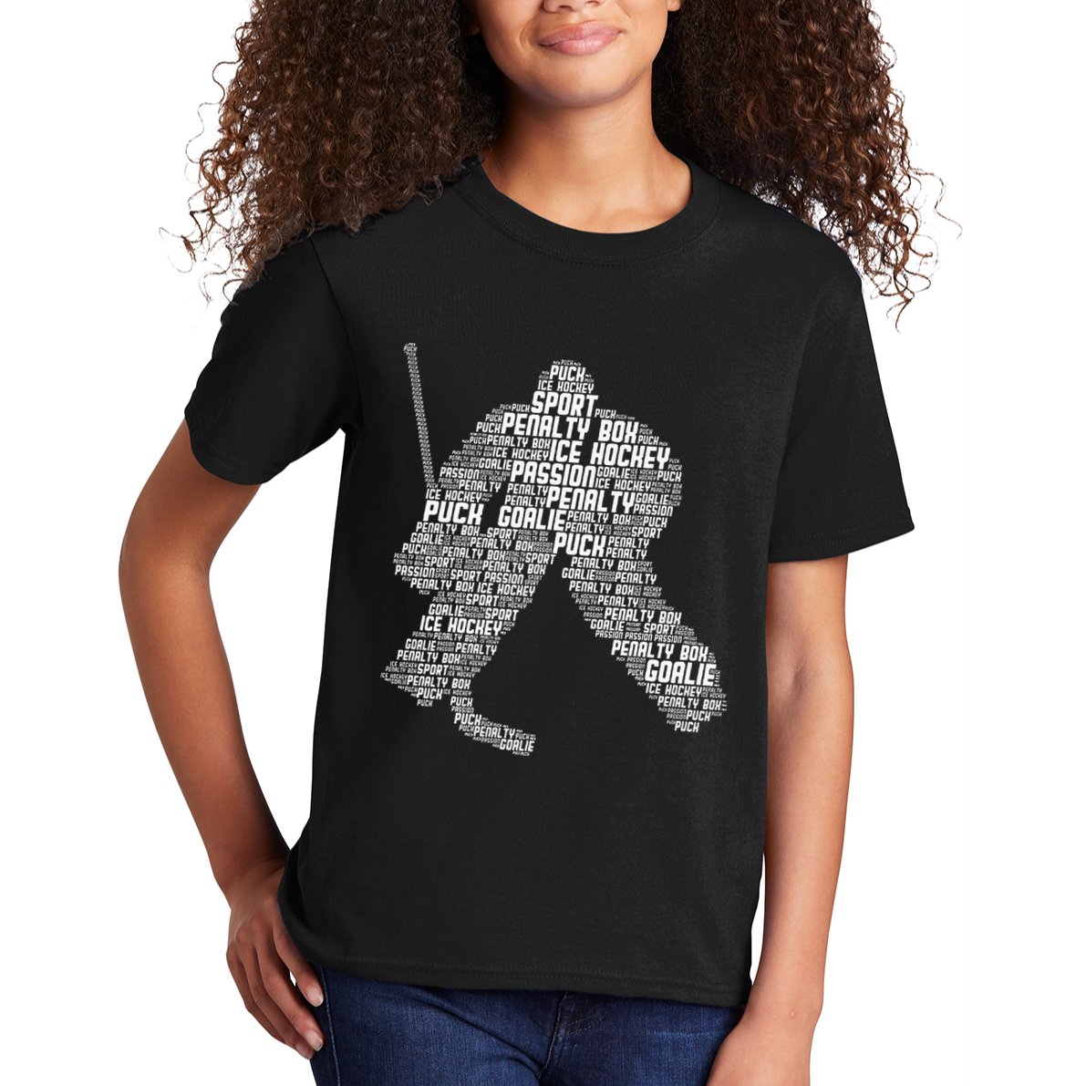 Ice Hockey Goalie Hockey Kids T-Shirt
