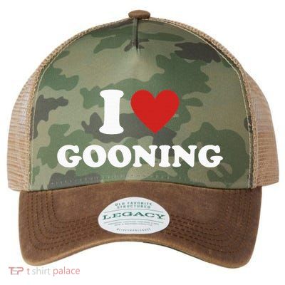 I Heart Gooning I Love Gooning Legacy Tie Dye Trucker Hat