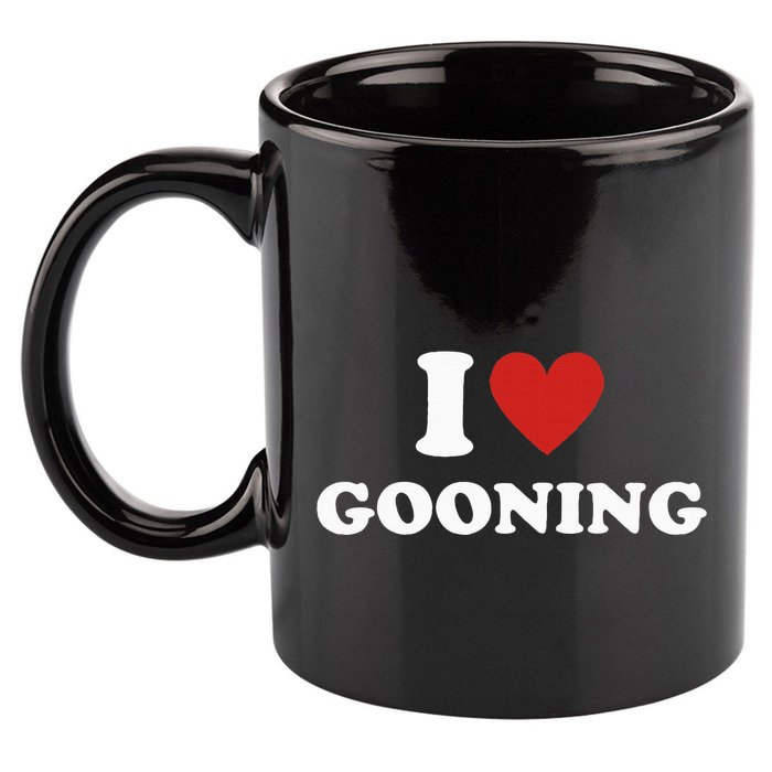 I Heart Gooning I Love Gooning 11oz C Handle Ceramic Mug
