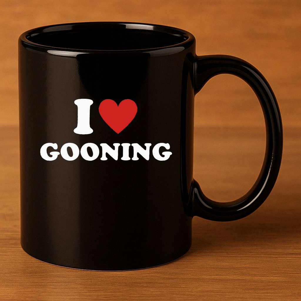 I Heart Gooning I Love Gooning 11oz C Handle Ceramic Mug