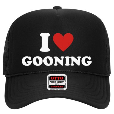 I Heart Gooning I Love Gooning Trucker Hat