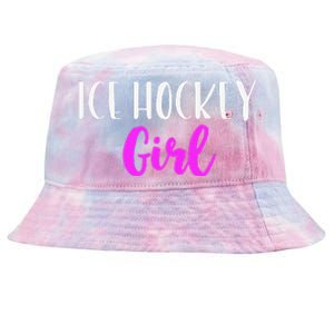 Ice Hockey Girl Player Women Funny Cute Lover Tie-Dyed Bucket Hat