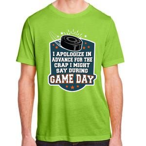 Ice Hockey Game Day For Ice Hockey Fans Cute Gift Adult ChromaSoft Performance T-Shirt