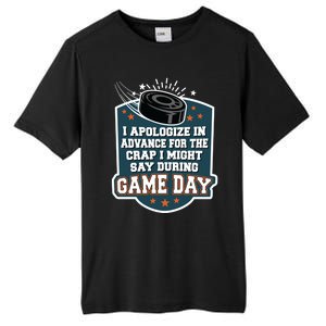 Ice Hockey Game Day For Ice Hockey Fans Cute Gift Tall Fusion ChromaSoft Performance T-Shirt