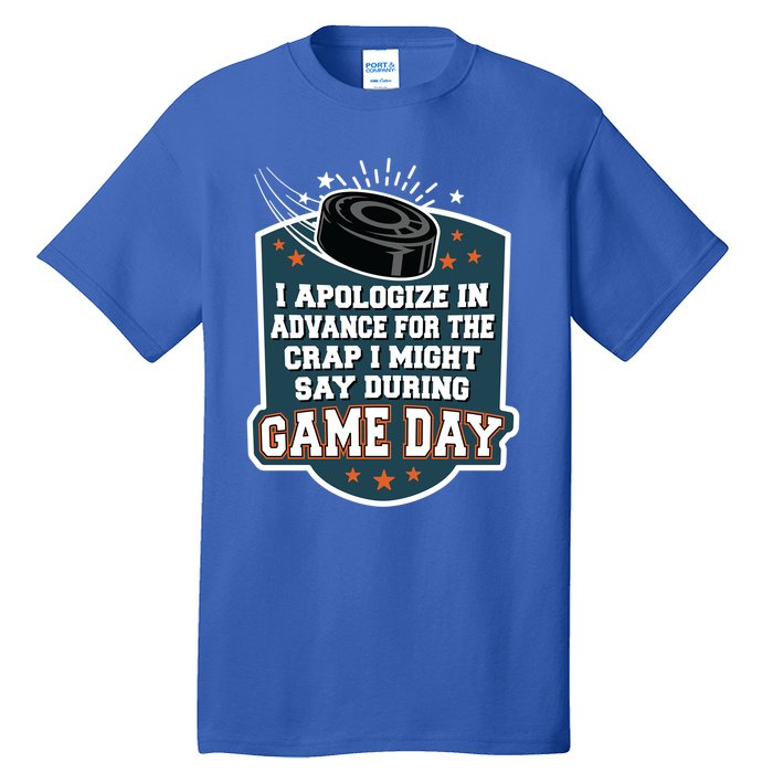 Ice Hockey Game Day For Ice Hockey Fans Cute Gift Tall T-Shirt