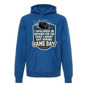 Ice Hockey Game Day For Ice Hockey Fans Cute Gift Premium Hoodie