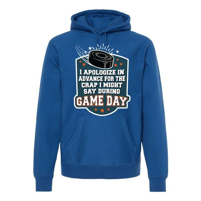 Ice Hockey Game Day For Ice Hockey Fans Cute Gift Premium Hoodie