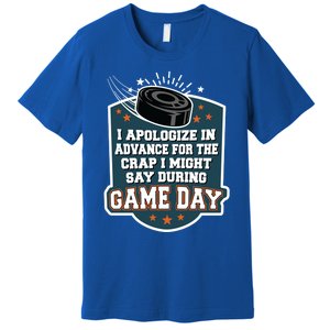 Ice Hockey Game Day For Ice Hockey Fans Cute Gift Premium T-Shirt