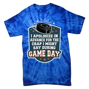 Ice Hockey Game Day For Ice Hockey Fans Cute Gift Tie-Dye T-Shirt