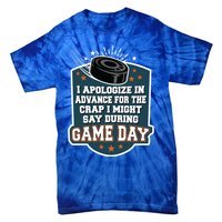 Ice Hockey Game Day For Ice Hockey Fans Cute Gift Tie-Dye T-Shirt