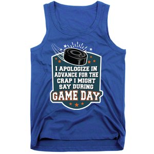 Ice Hockey Game Day For Ice Hockey Fans Cute Gift Tank Top