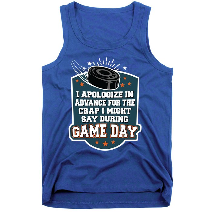 Ice Hockey Game Day For Ice Hockey Fans Cute Gift Tank Top