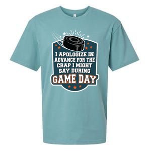 Ice Hockey Game Day For Ice Hockey Fans Cute Gift Sueded Cloud Jersey T-Shirt